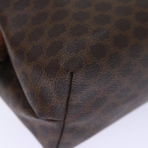 CELINE Macadam Canvas Pouch PVC Brown Auth yk12385 - Picture 15 of 16